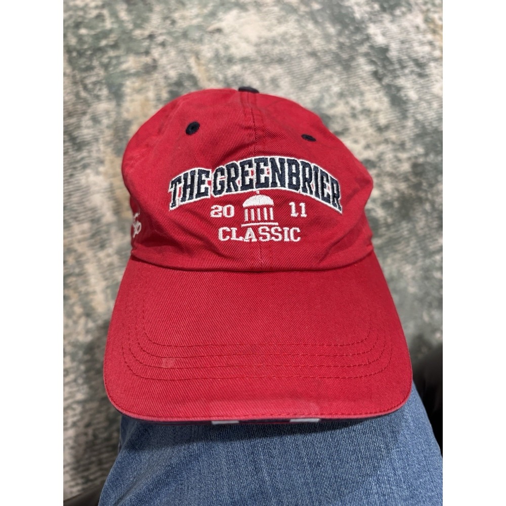 The Greenbrier 2011 Classic Red Adjustable Hat